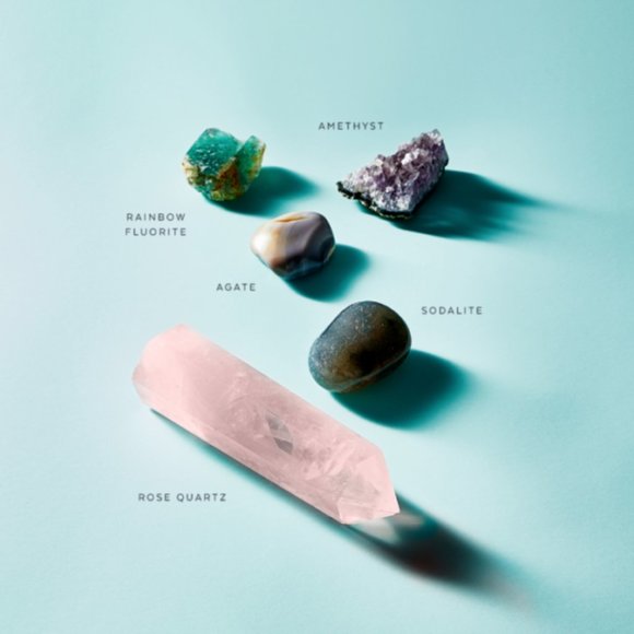 Smudge Wellness Glow Spell Curated Set of Crystals - Picture 2 of 2